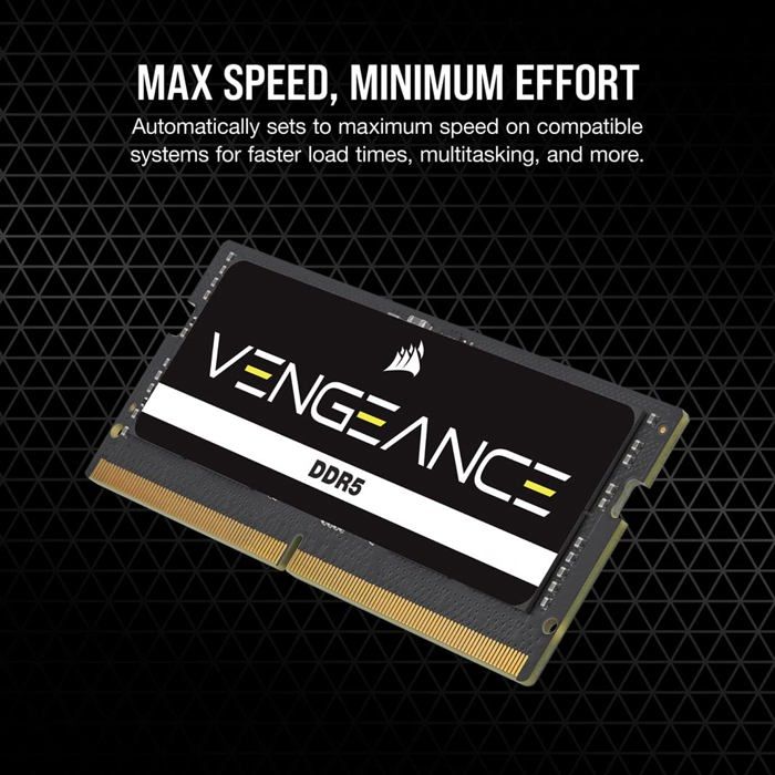 Mémoire RAM - CORSAIR - CMSX32GX5M1A5600C48 - 32 Go 1x 32 Go- VENGEANCE DDR5 5600MT/s - SODIMM - CL 48