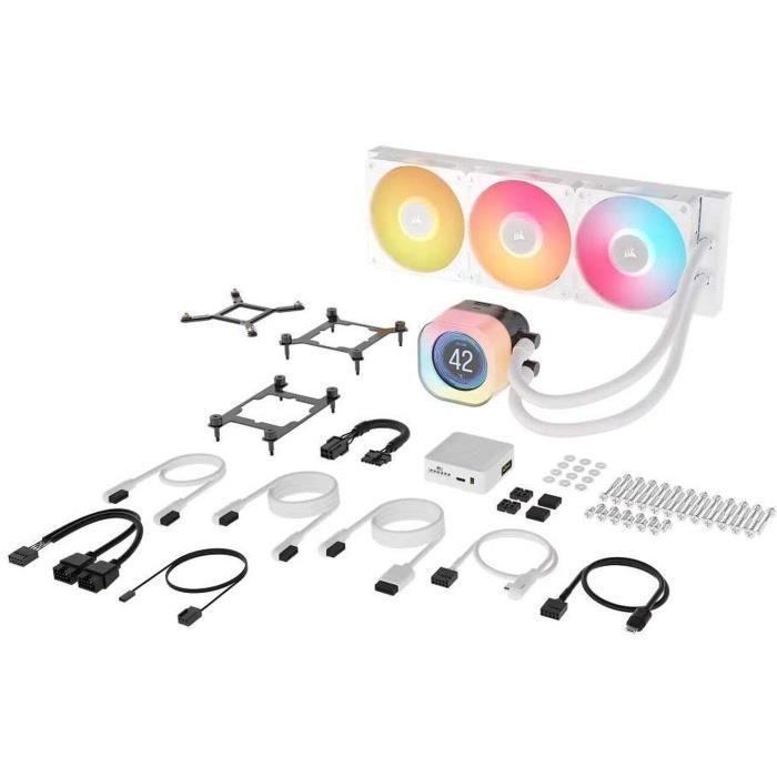 Refroidissement PC - CORSAIR - CW-9061026-WW - iCUE LINK TITAN 360 RX LCD White AIO