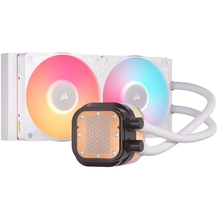 Refroidissement PC - CORSAIR - CW-9061025-WW - iCUE LINK TITAN 240 RX LCD White AIO