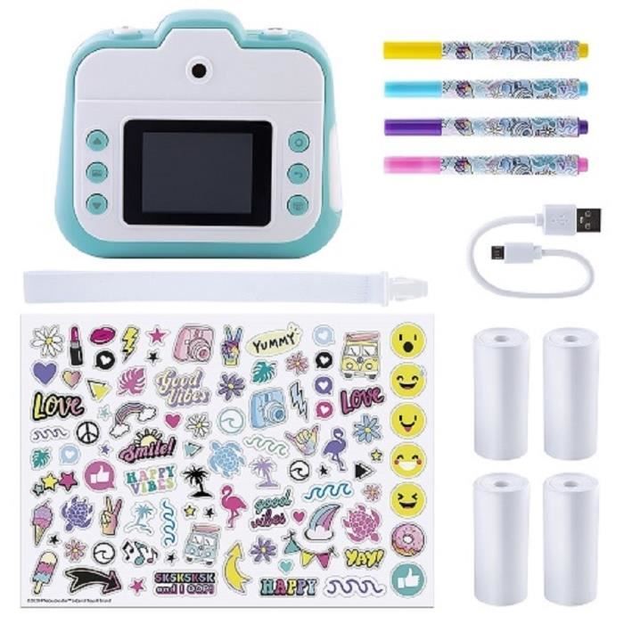 Appareil photo instantané 3 en 1 - CANAL TOYS - CLK 001 - Bleu - A partir de 8 ans