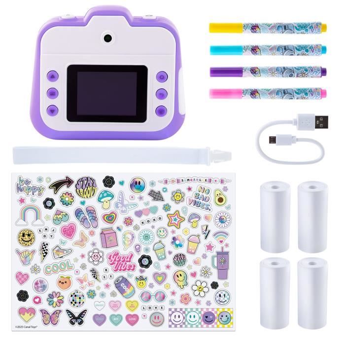 Appareil Photo Instantané - Violet- Creator - CLK 056 Canal Toys