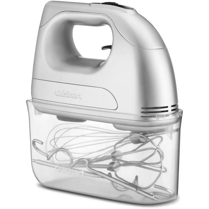 Batteur électrique - CUISINART - HM7U/E POWER ADVANTAGE 7 Speed - 200 W - 7 vitesses - Blanc