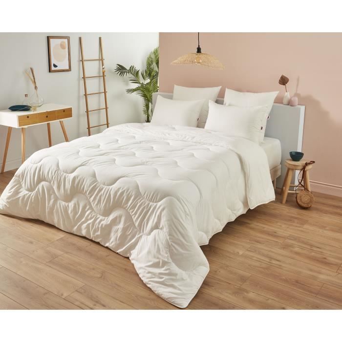 Couette Chaude 450gr/m˛ - DODO - CHAMPS DE LIN - 220 x 240 cm - Blanc