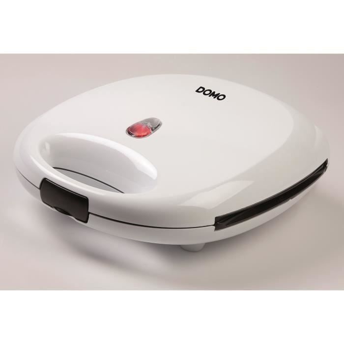 Appareil a croque-monsieur DOMO - DO9046C - Surface cuisson extra large 27 x 32cm - Plaques amovibles - 1200W