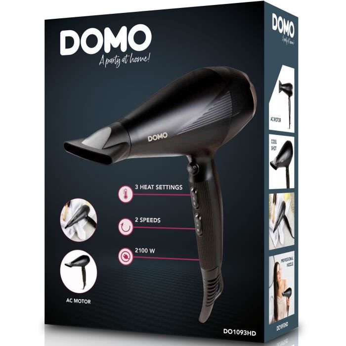 Lisseur numérique - DOMO - DO1092HS - Revetement céramique - Bouton M/A - Température réglable de 130° a 230°