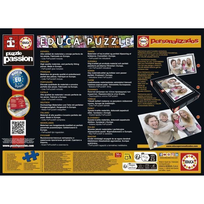 Puzzle - EDUCA - Justice League DC Comics - 1000 pieces - Theme Dessins animťs - Pour adultes