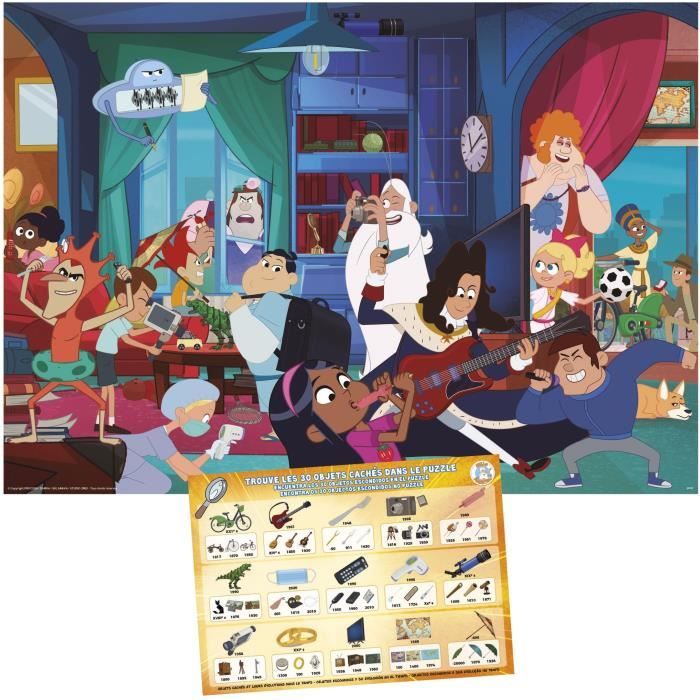Puzzle - EDUCA - Il ťtait une fois... Ces drŰles dīobjets - 150 pieces