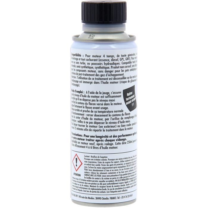 Remétallisant moteur 250ml - FACOM - anti fumées, anti bruit, anti usure - augmente l'étanchéité pistons-cylindres