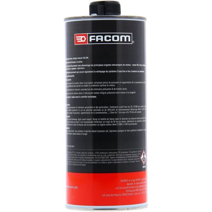 Decalaminage intégral moteur diesel preventif 1L - FACOM - soupapes, combustion, vanne EGR, catalyseur, filtre a particules