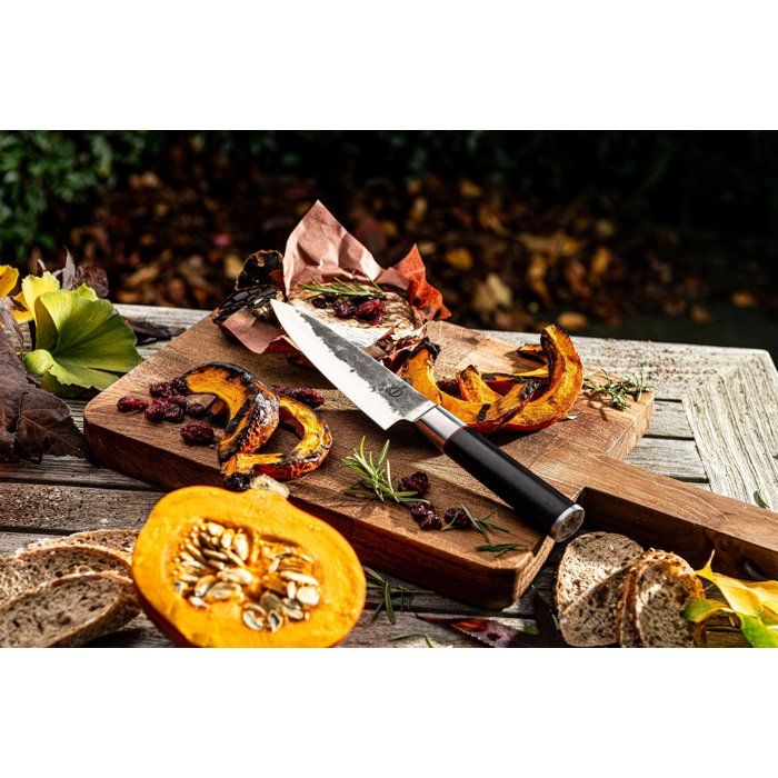 Couteau du chef - FORGED - SEBRA - Acier japonais 440C - Manche en bois Dalbergia - L 16 cm