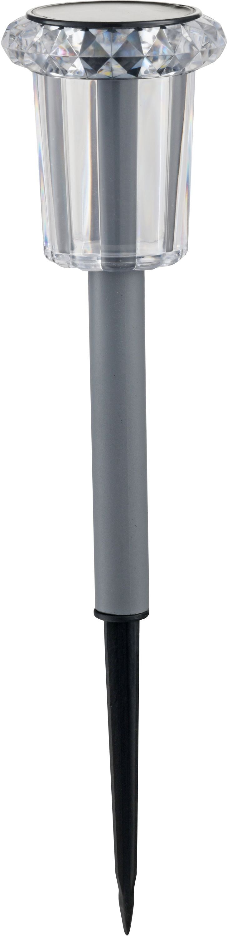 Balise solaire - GALIX - G2624 - Effet Étoile - H30 cm - 3 LED SMD - Blanc chaud - 2 Lumens