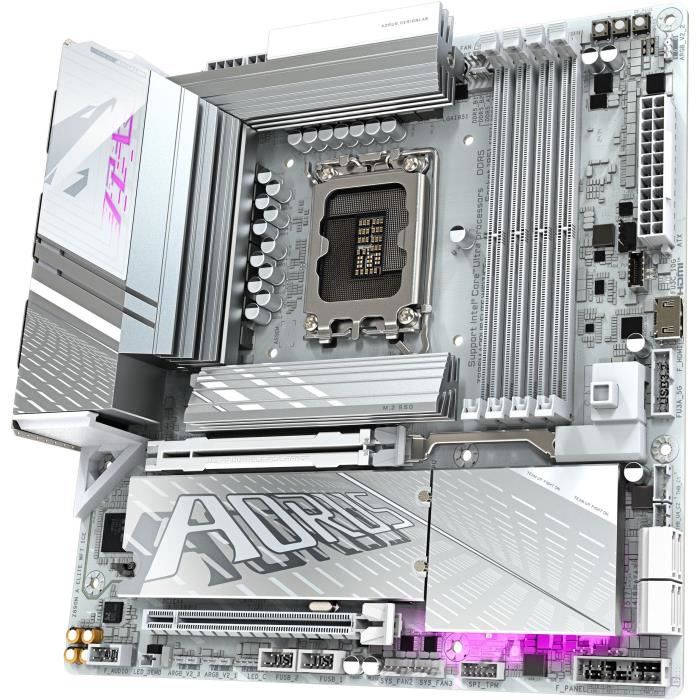 Carte mere - GIGABYTE - Z890M AORUS ELITE WIFI7 ICE