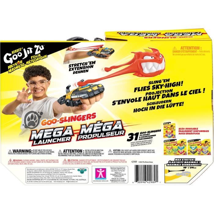 Mega lanceur - Jeu de tir - HERoeS OF GOO JIT ZU - 3 Goo Slingers