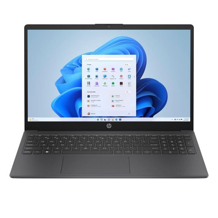 PC Portable HP 15-fd0099nf - Windows 11 + Microsoft 365 inclus 1 an - 15,6 FHD - Intel N100 - RAM 4Go - Stockage 128Go - AZERTY
