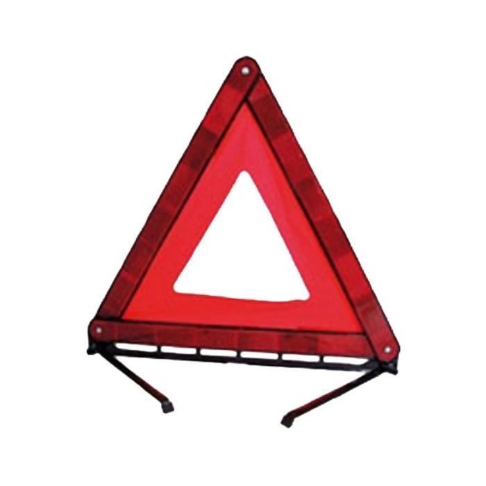Pack sécurité HTC EQUIPEMENTS- 1 triangle de signalisation 550grs + 5 gilets de sécurité jaune taille XL 2 bandes réfléchissantes