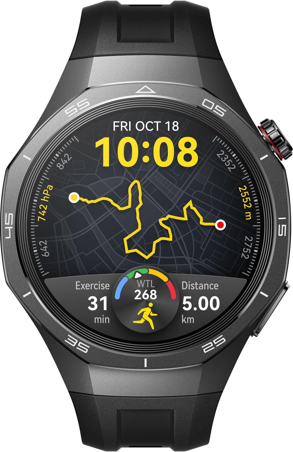Montre connectée - HUAWEI - Watch GT 5 PRO - 46 mm - Noir