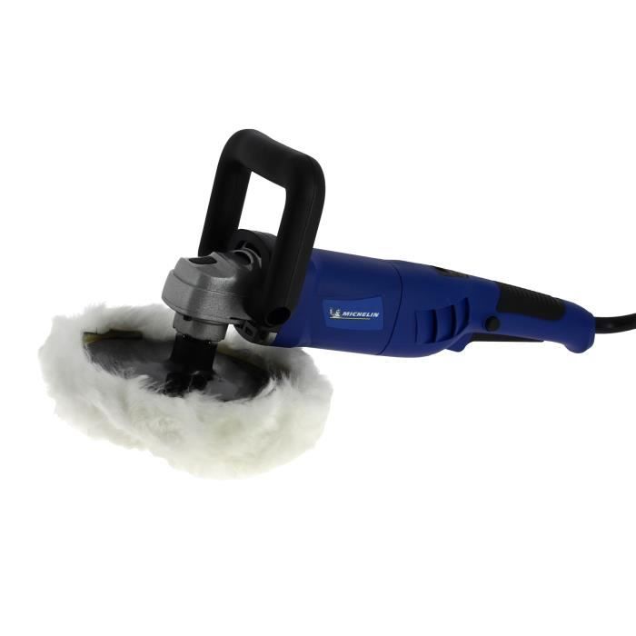 Polisheuse Pro 230V - 1100W - MICHELIN - Disque : 180 mm - Vitesse de rotation : 600-3000 t/min - démarrage progressif - Ecran LCD