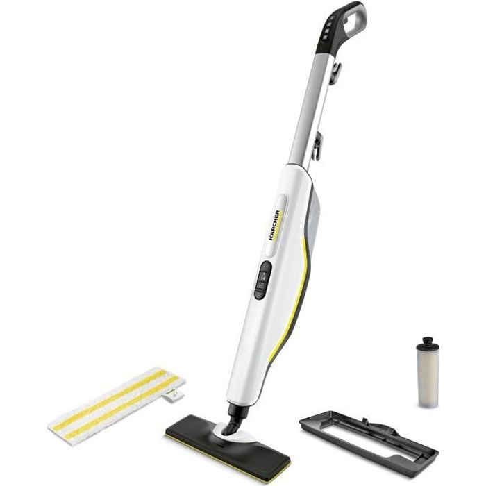 Balai vapeur SC 3 Upright EasyFix KARCHER - 1600W - Chauffe rapide 30s -Nettoie 60 m˛Elimine jusqu'a 99.99 % des virus
