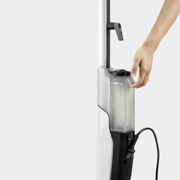 KARCHER SC 2 Upright Easy Fix - Balai vapeur - 1600 W - Chauffe rapide 30s - Nettoie 50m˛ - Élimine jusqu'a 99,9 % des virus
