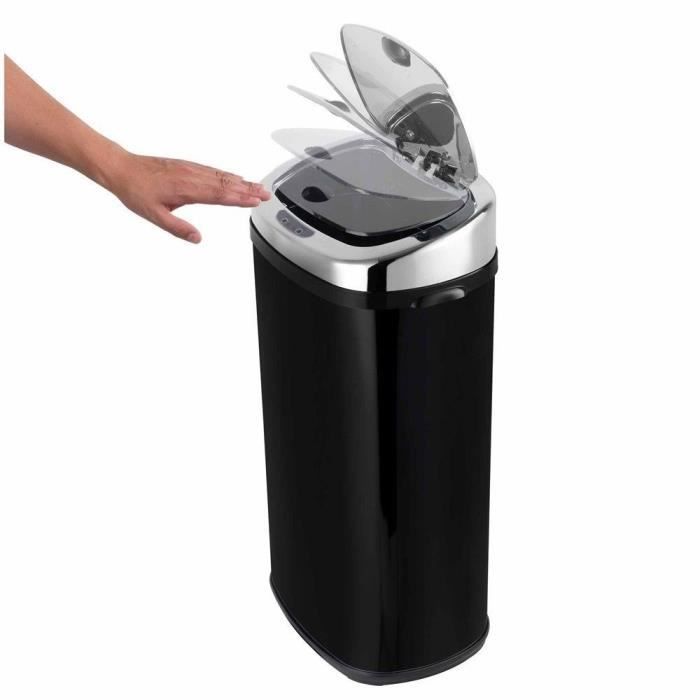 Poubelle de Cuisine Automatique - LARGO - KITCHEN MOVE - 42 L - Noir
