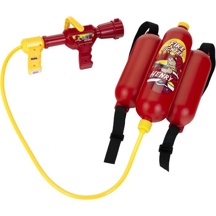Lance a incendie pour enfant - KLEIN - 8932 - Réservoir dorsal 2L - Jet d'eau