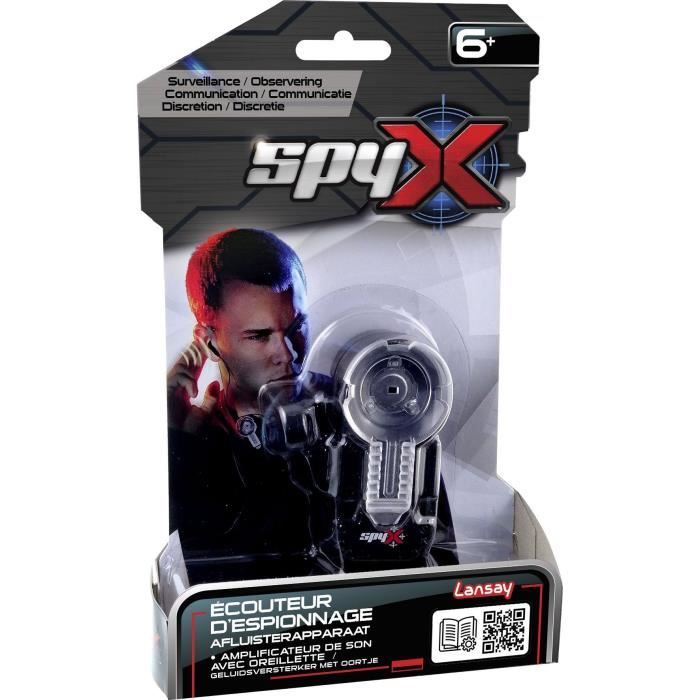 Spy X Écouteur D'Espionnage - Jouet & Accessoires d'Espion - Panoplie d'espionnage enfant - Des 6 ans - Lansay