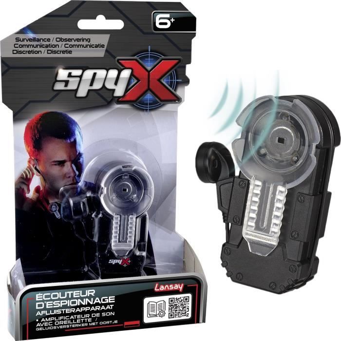 Spy X Écouteur D'Espionnage - Jouet & Accessoires d'Espion - Panoplie d'espionnage enfant - Des 6 ans - Lansay