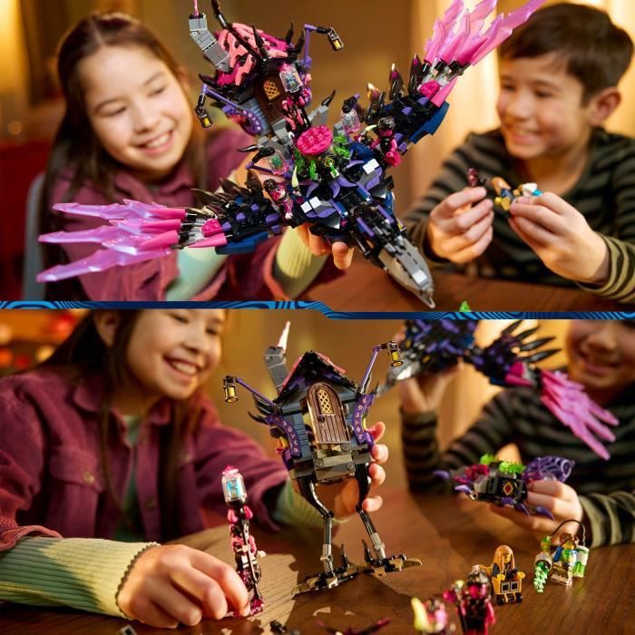 LEGO DREAMZzz 71478 Le Corbeau de Minuit de la Sorciere des Cauchemars - Set Modulable