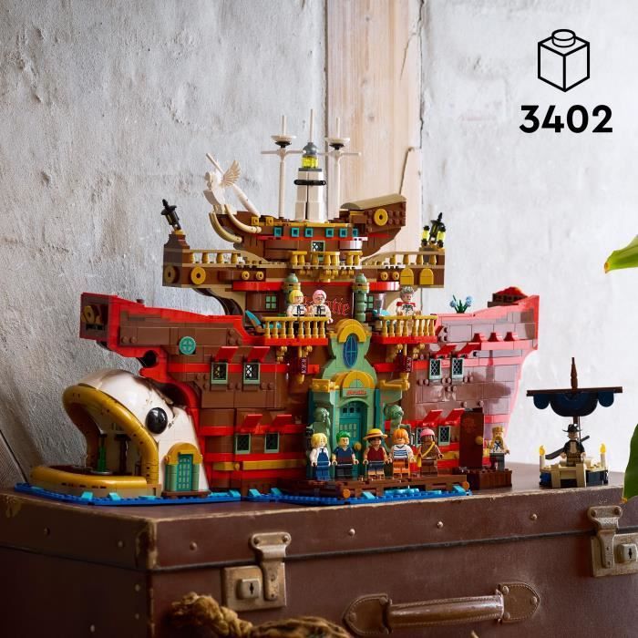 LEGO ONE PIECE 75640 Le Restaurant Flottant Baratie - Set de Construction Anime - Adulte