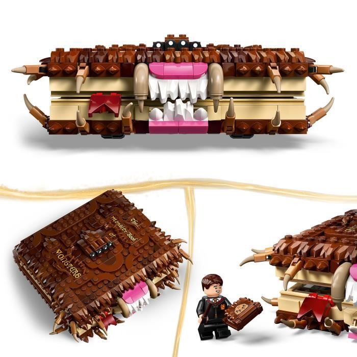 LEGO Harry Potter 76449 Le Monstrueux Livre Des Monstres - Jouet Pour Garçon Des 9 Ans