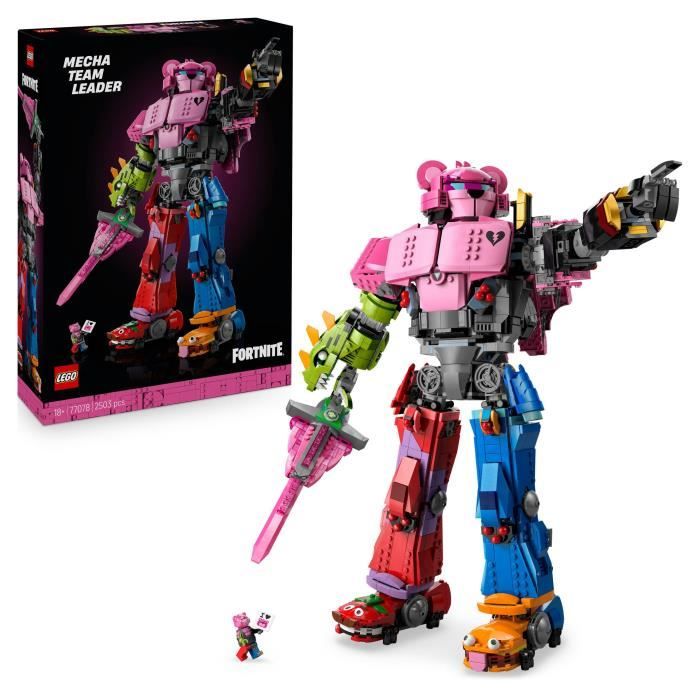 LEGO Fortnite 77078 Chef de l'Équipe Mécha - Set de Construction Collector pour Adulte