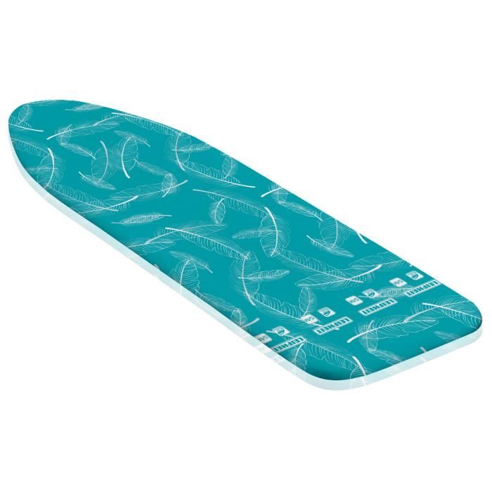 Housse table a repasser Leifheit Thermo Reflect M 71606, réflexion de la chaleur et vapeur, pour planche a repasser max. 125 x 40 cm