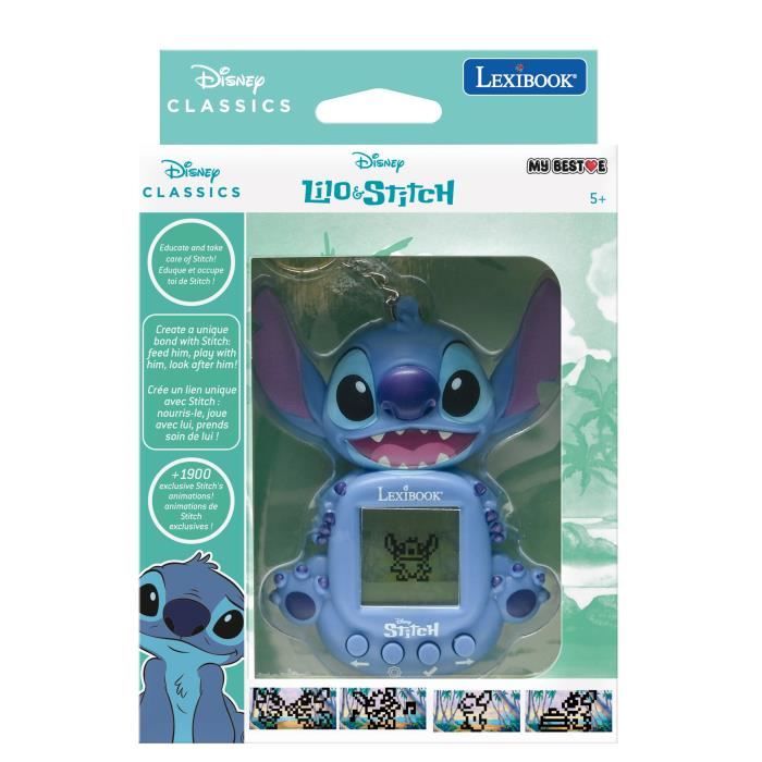 Mon compagnon Stitch - Lexibook - Console de jeu portable virtuel pour enfants avec écran - Des 5 ans - 8 catégories de jeux