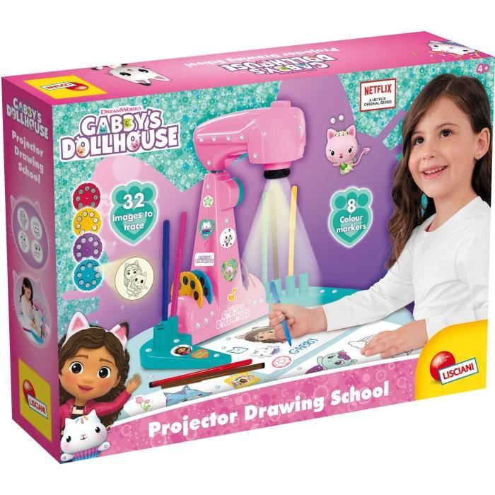 Projecteur de dessins - LISCIANIGIOCHI - Gabby et la maison magique - Accessoires Inclus, Modeles