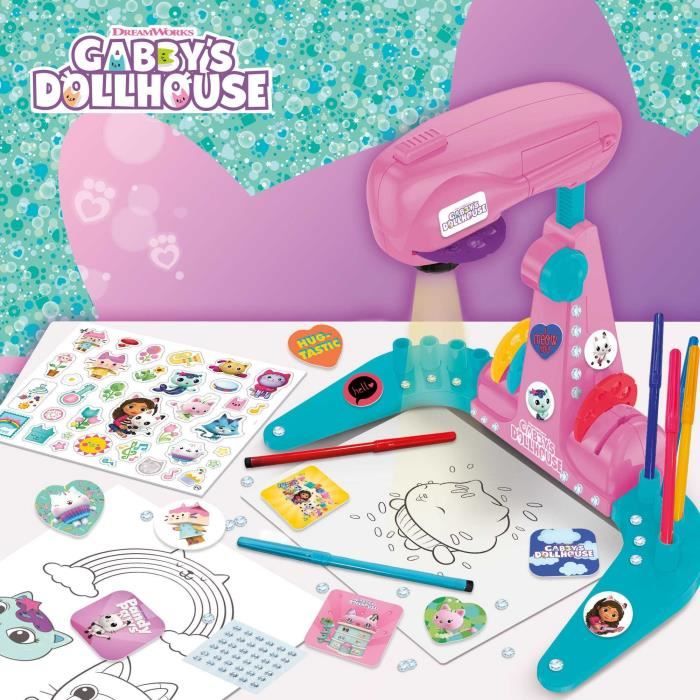 Projecteur de dessins - LISCIANIGIOCHI - Gabby et la maison magique - Accessoires Inclus, Modeles