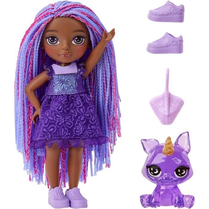 Rainbow High Littles - Poupée 15cm + animal de compagnie - Violet Foncé - Des 4ans