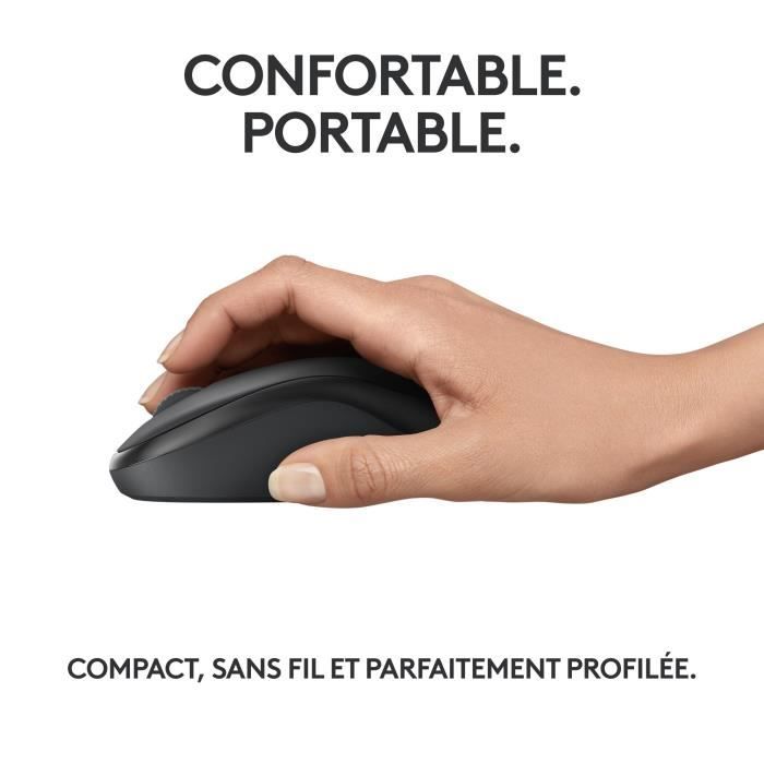 Souris - Sans fil - Logitech - M240 Silent - Graphite