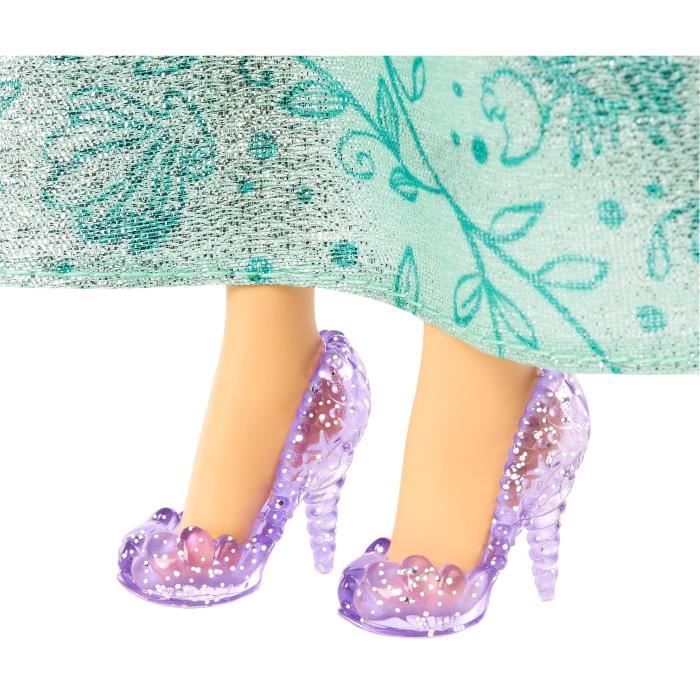 Ariel Poupée 29 cm, Mattel Poupée Disney Princesses habillage et accessoires HLW10