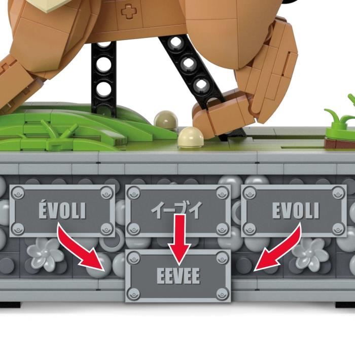 MEGA-Pokémon-Évoli en Mouvement-Coffret de construction 1 381 pieces HTH71