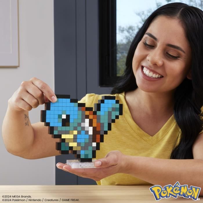 MEGA-Pokémon-Carapuce-Coffret de construction rétro 367 pieces - MEGA Pokémon - HTH77