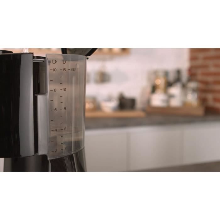 Cafetiere filtre - MELITTA - Enjoy II 1017-02 - 1000 W - 10/15 tasses - Noir
