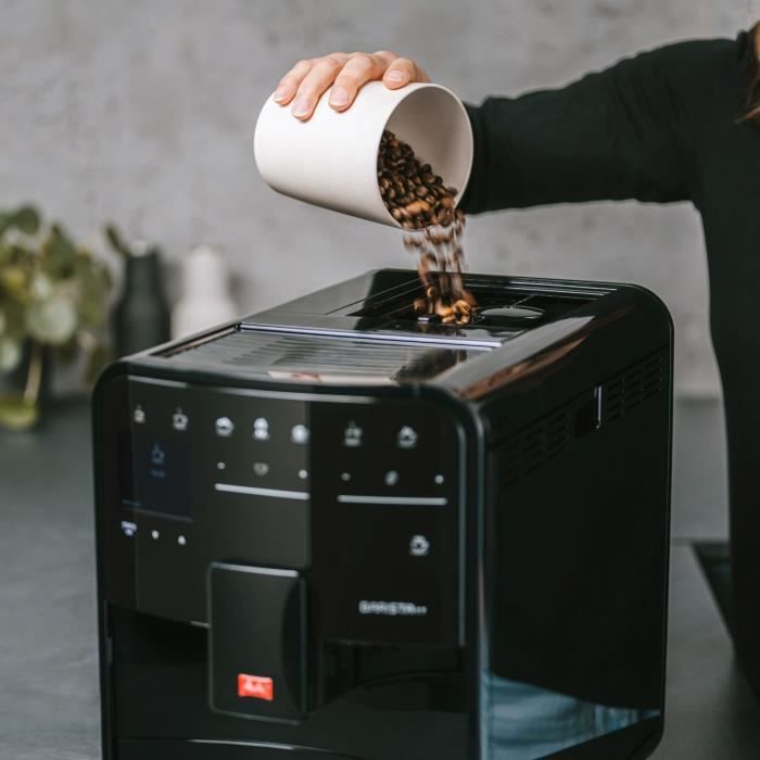 Machine a café automatique avec broyeur - MELITTA - Barista SE F830-003 - 1450 W - Noir