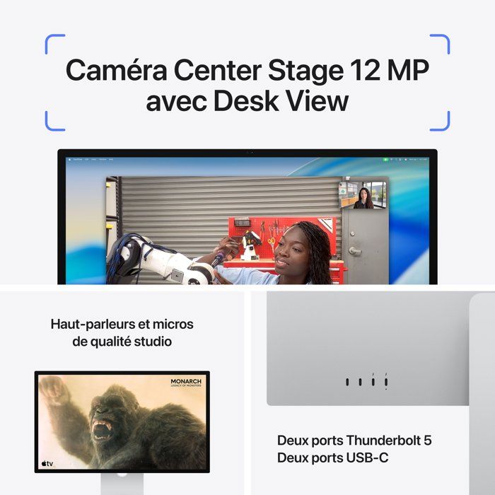 Apple - Studio Display (2026) - Verre Standard - Support a Inclinaison et Hauteur réglables ???????