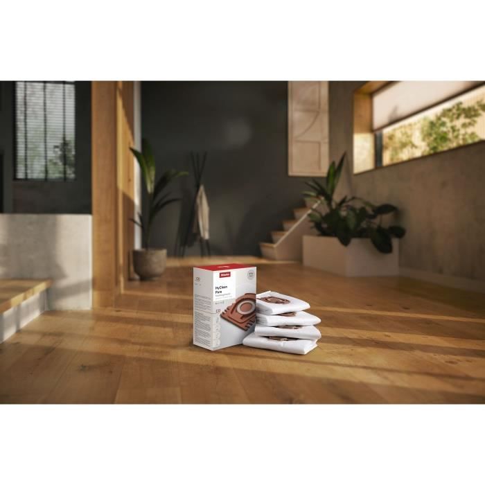 Sac aspirateur - MIELE HyClean Pure CO - 4 sacs - 4,5 L - Compatible Guard M1 - Cuivre