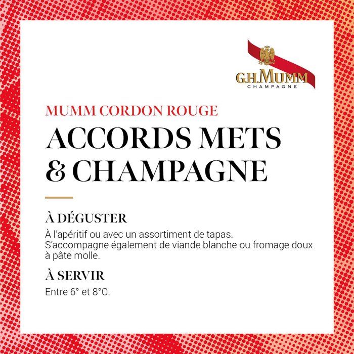 Coffret Champagne Craft Mumm Cordon Rouge + 2 flűtes
