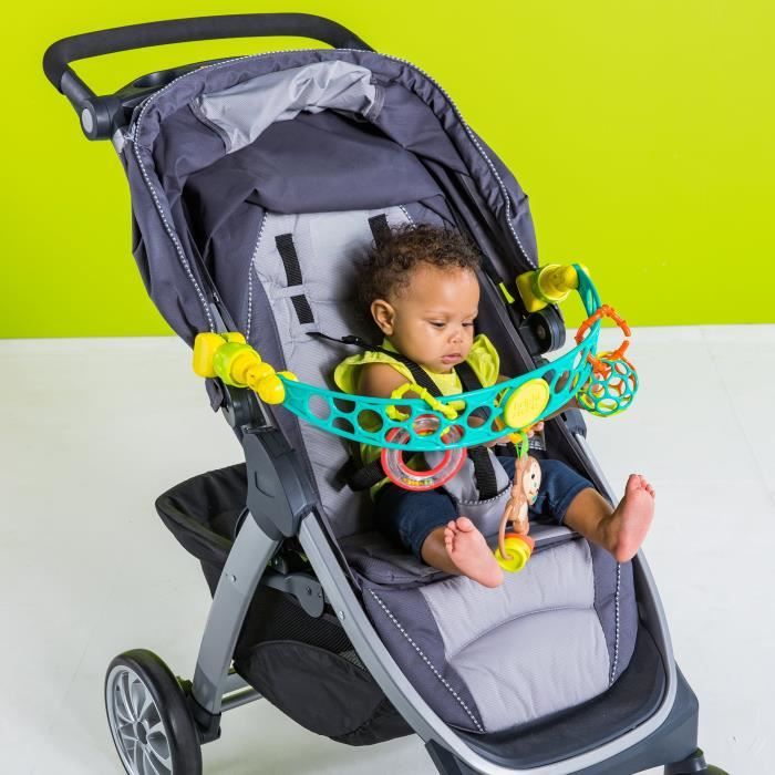 BRIGHT STARTS Arche de jeux poussette, siege auto bébé Oball 0 mois+