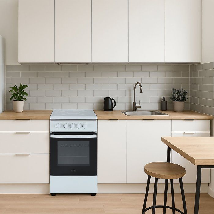 Cuisiničre ŕ gaz - OCEANIC - OCEACG5055GW - 4 feux - 7700 W - Blanc