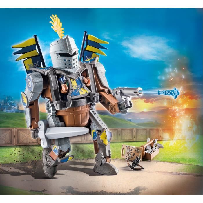 PLAYMOBIL 71300 Géant de combat Novelmore, Novelmore, bras et jambes mobiles, 58 pieces, Des 4 ans