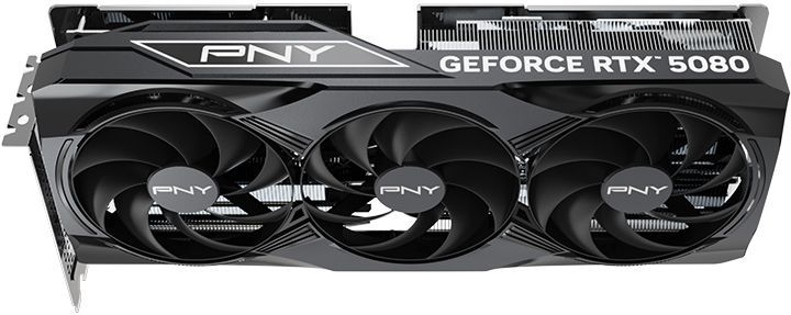 PNY - Carte graphique - GEFORCE RTX 5080 - 16 Go - Triple Fan DLSS 4