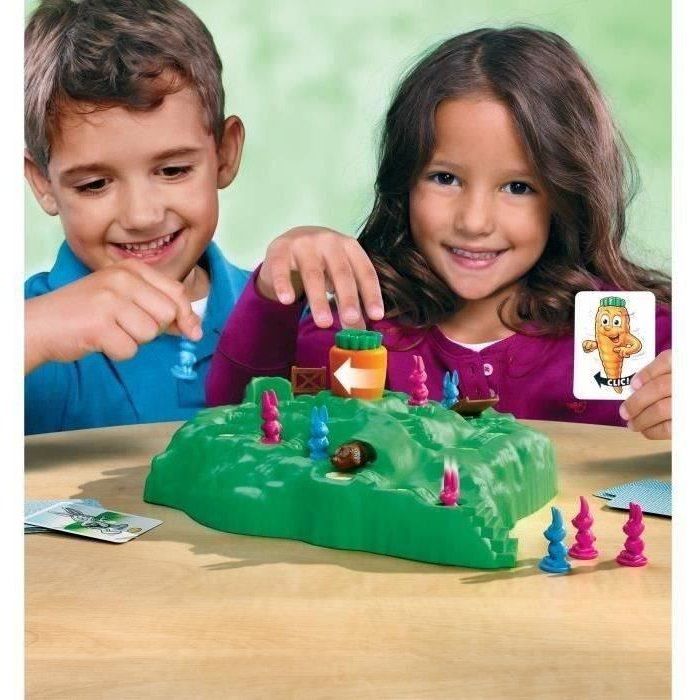Croque Carotte, Jeu de parcours rigolo pour enfant, 2 ŗ 4 joueurs, Ravensburger, 22223, DŤs 4 ans